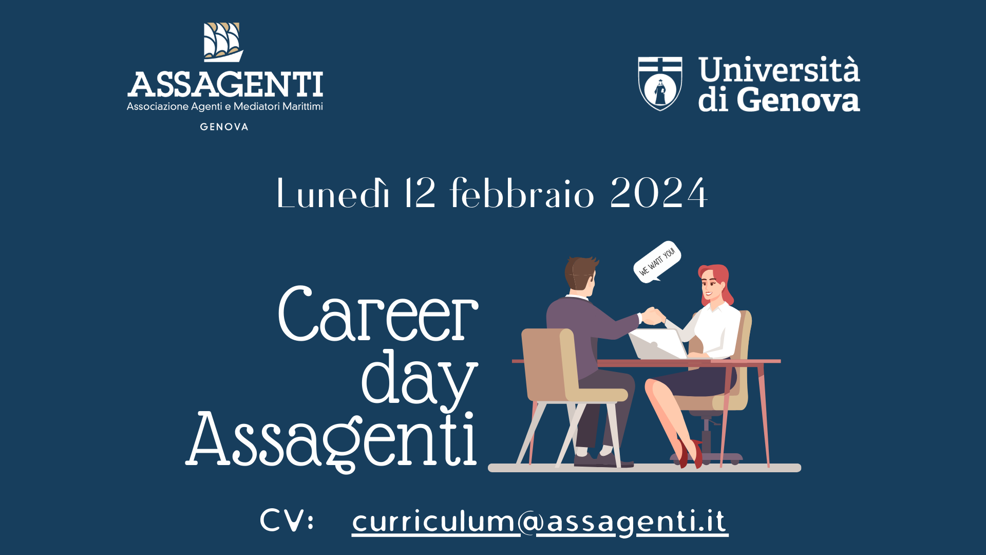 12 febbraio 2024: Career day Assagenti