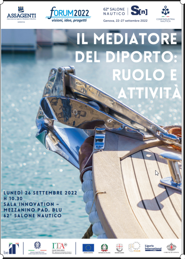 Pessina (Assagenti) : Salone Nautico: il 26 settembre focus sui mediatori del diporto