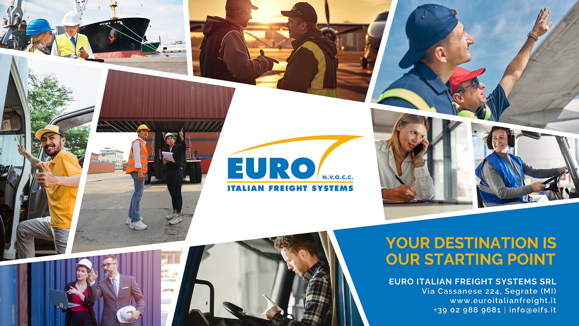Euro Italian Freight Systems: shipping services to move your goods anywhere