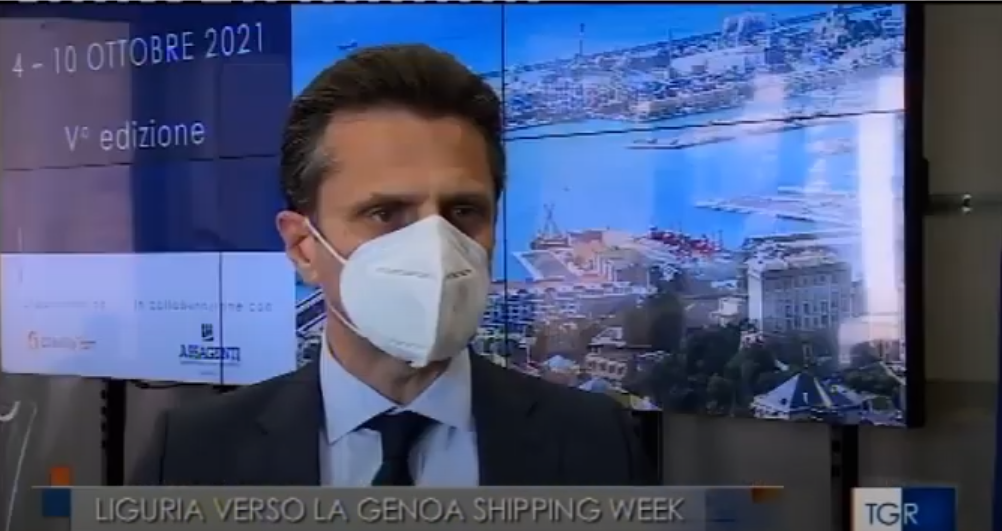 Genoa Shipping Week: intervista del Presidente Paolo Pessina su Rai3 TgR Liguria 