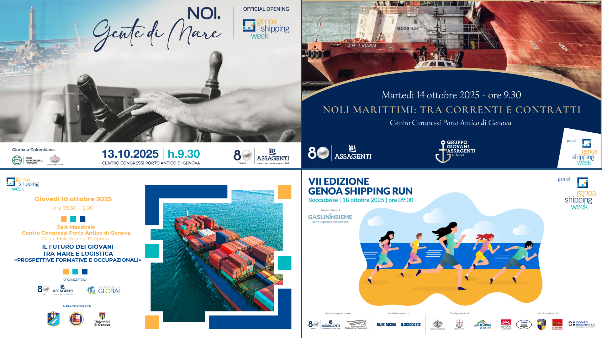 Gli eventi di Assagenti nel palinsesto Genoa Shipping Week
