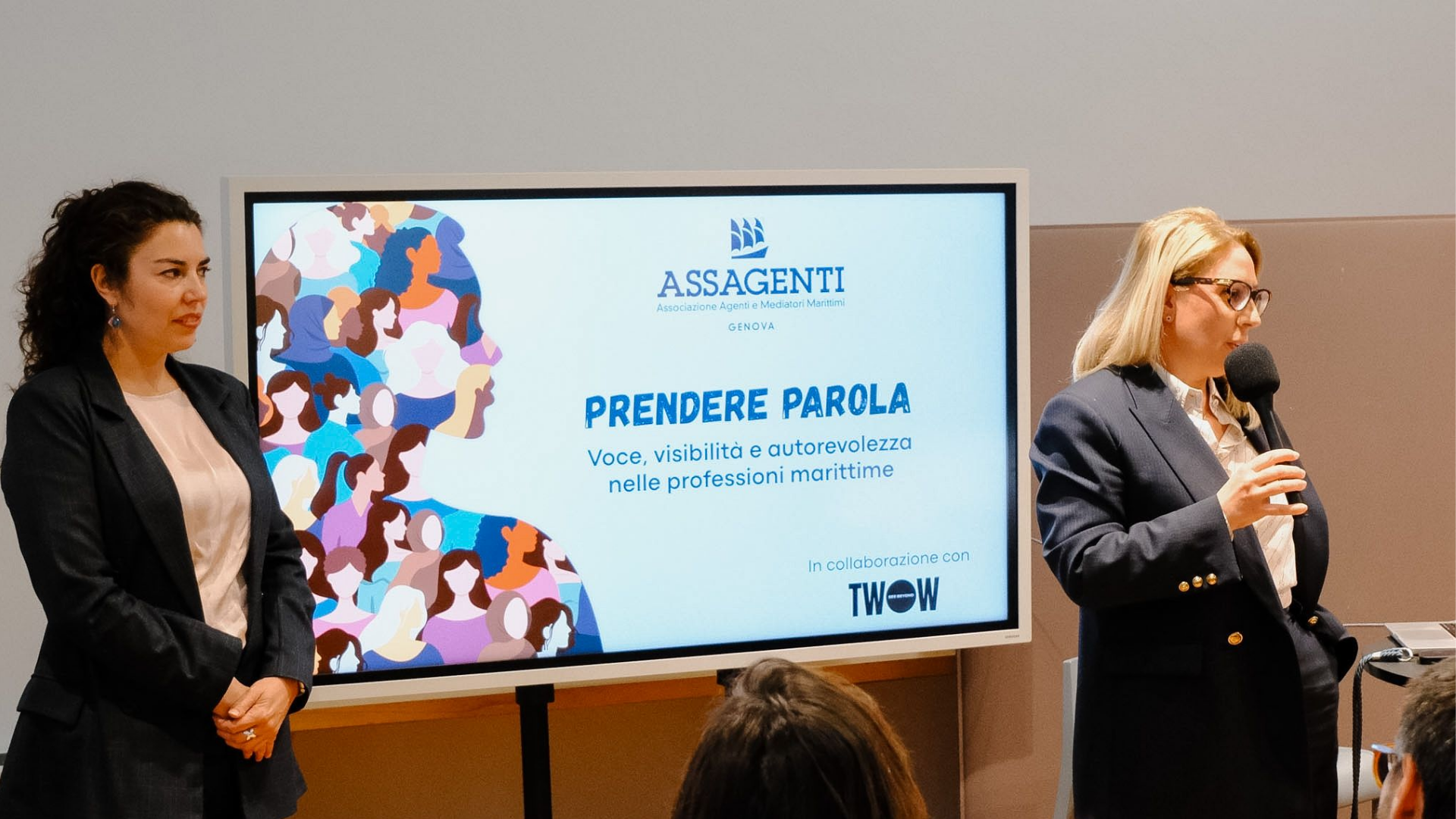 La Vicepresidente Villa in prima fila all'incontro "Prendere parola"