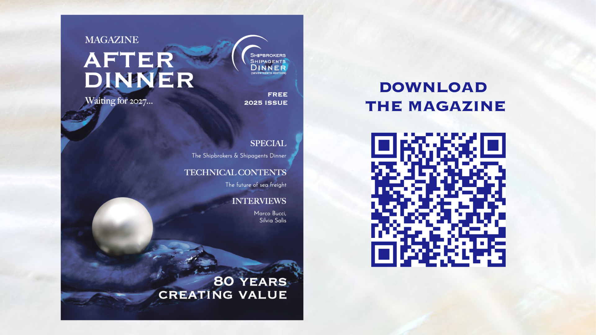 Rivivi tutti i momenti salienti di Genoa Shipping Week: scarica il magazine Afterdinner