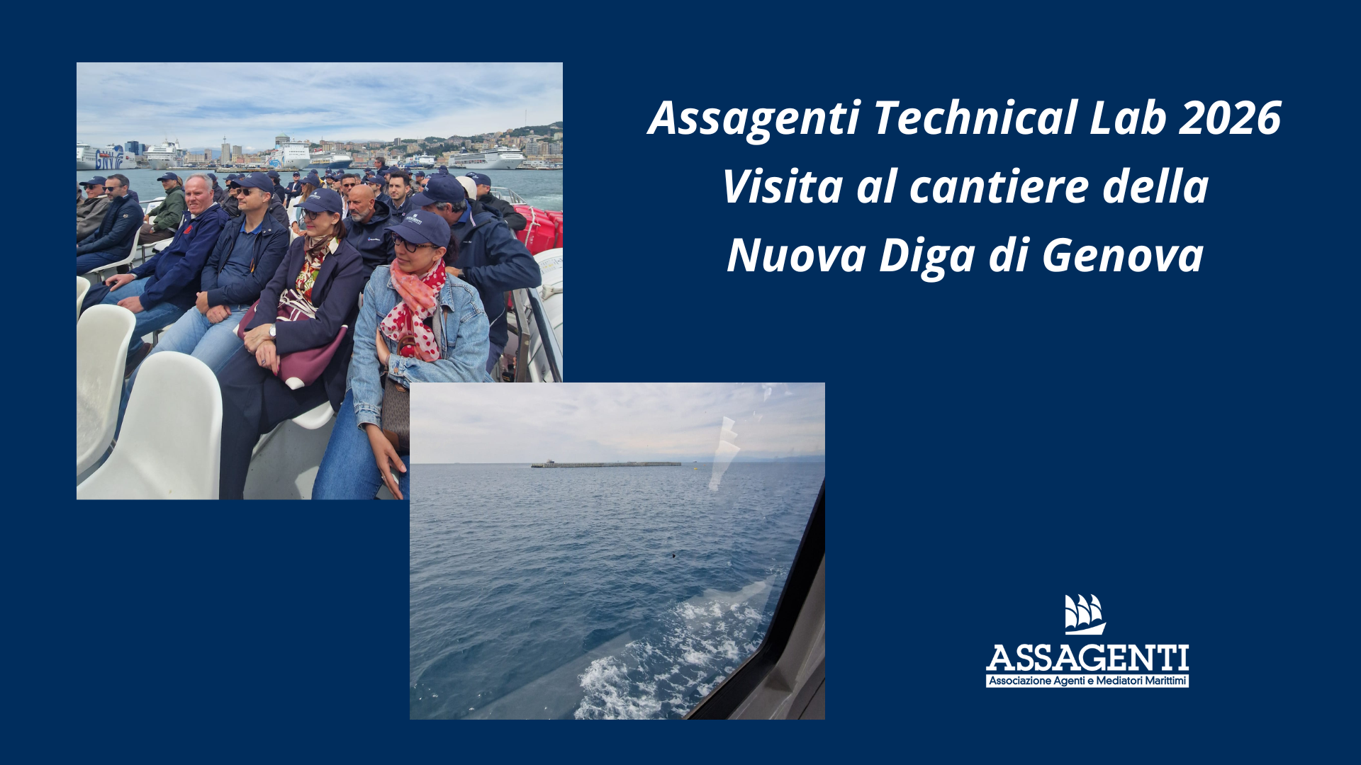 Assagenti Technical Lab: visita al cantiere della Nuova Diga di Genova