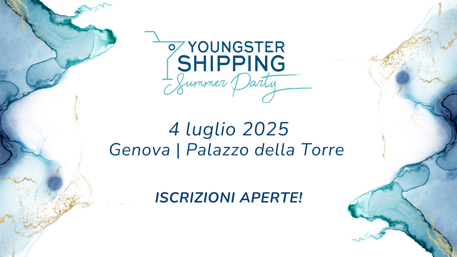 Iscrizioni aperte per lo Youngster Shipping Summer Party 2025
