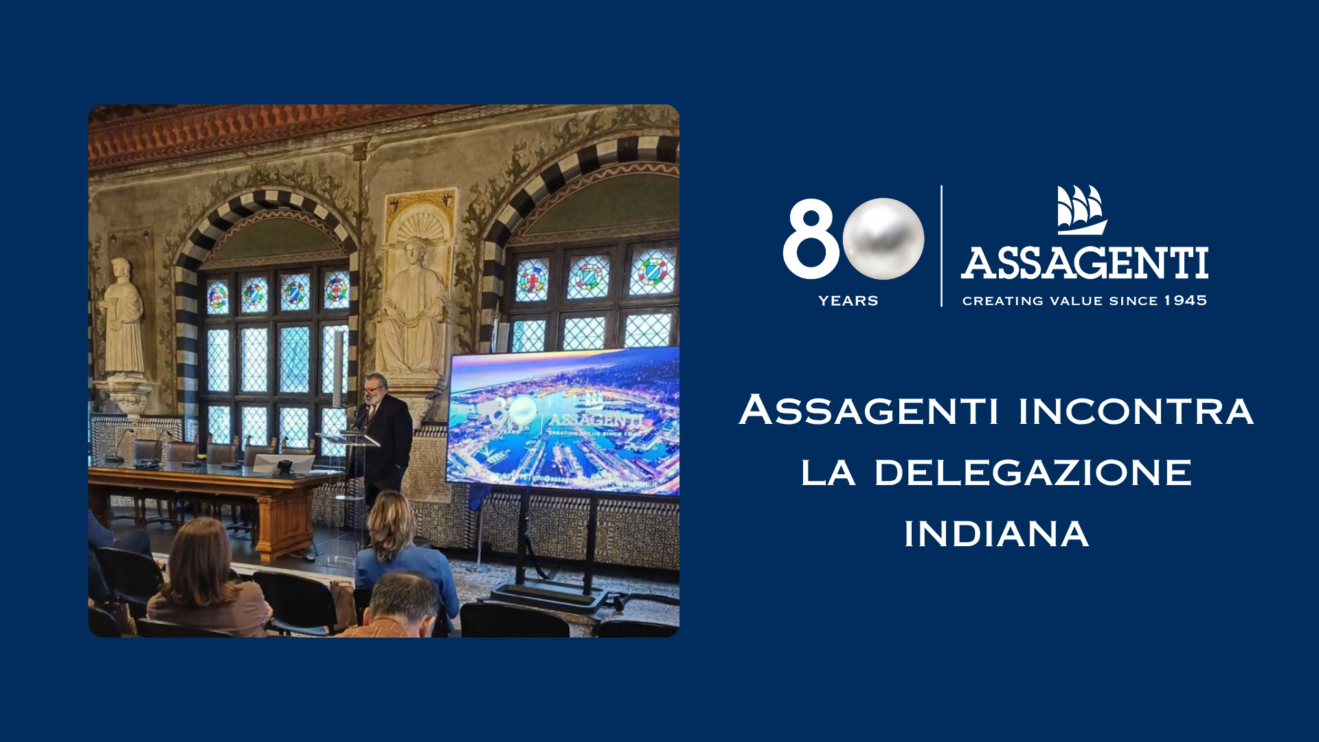 Assagenti incontra la delegazione indiana