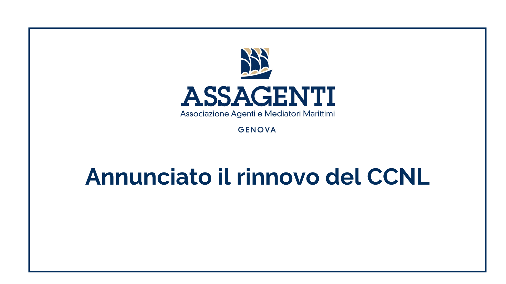 Annunciato il rinnovo del CCNL
