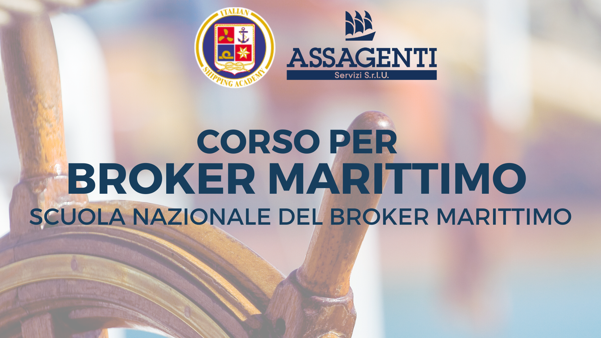 Aperte le iscrizioni alla V edizione del Corso per Broker Marittimo